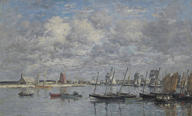 Camaret, der Hafen - Eugène Boudin