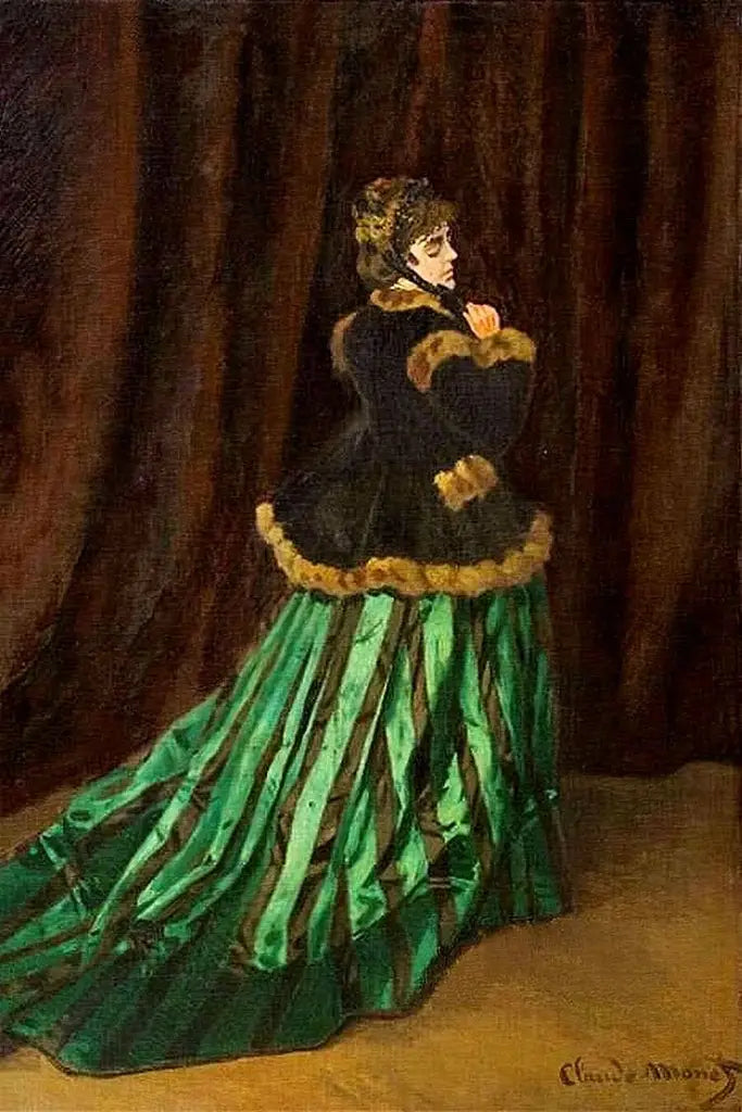 Camille im grünen Kleid - Claude Monet