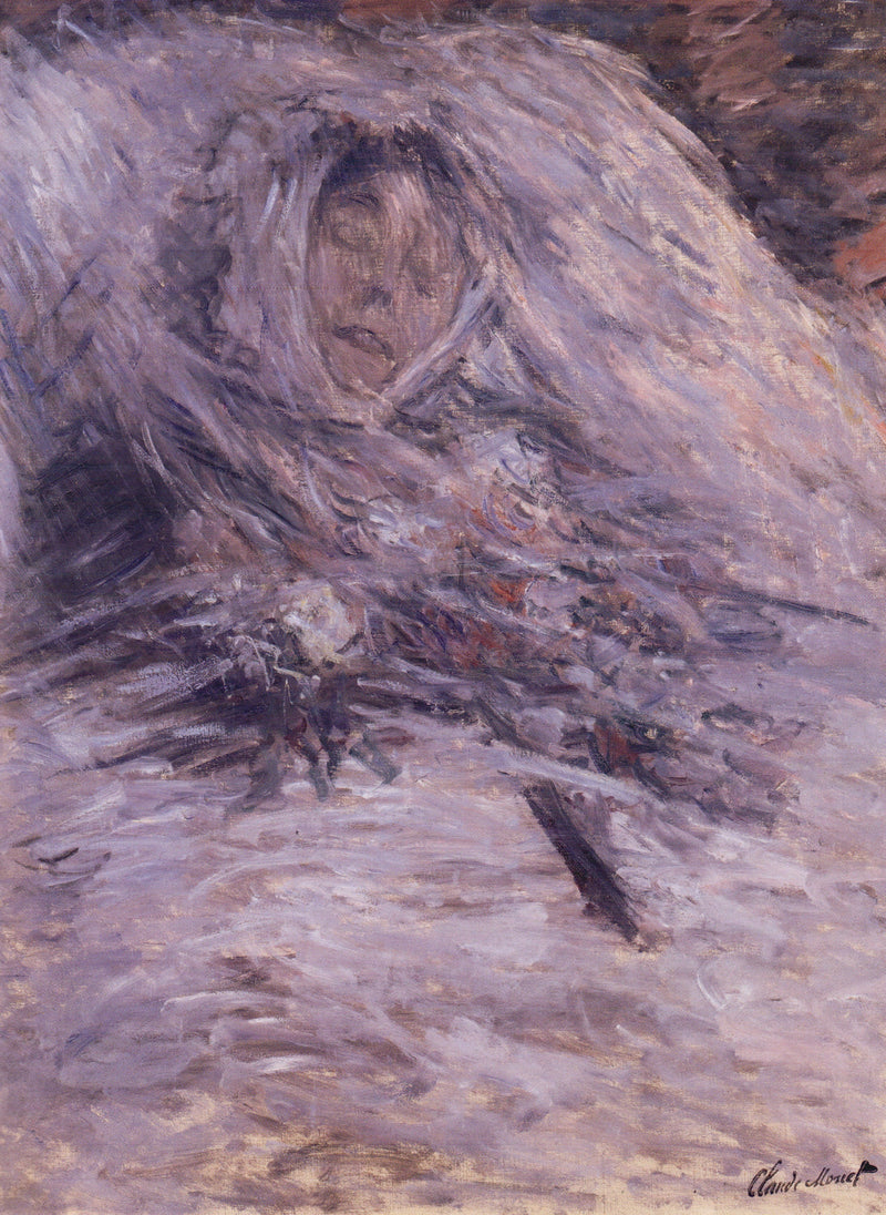 Camille auf ihrem Sterbebett W543 - Claude Monet