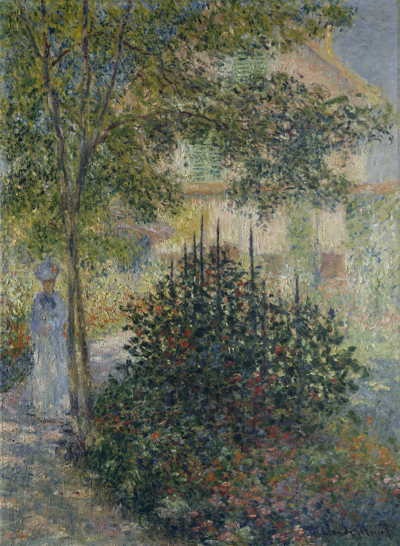 Camille Monet im Garten in Argenteuil W410 - Claude Monet
