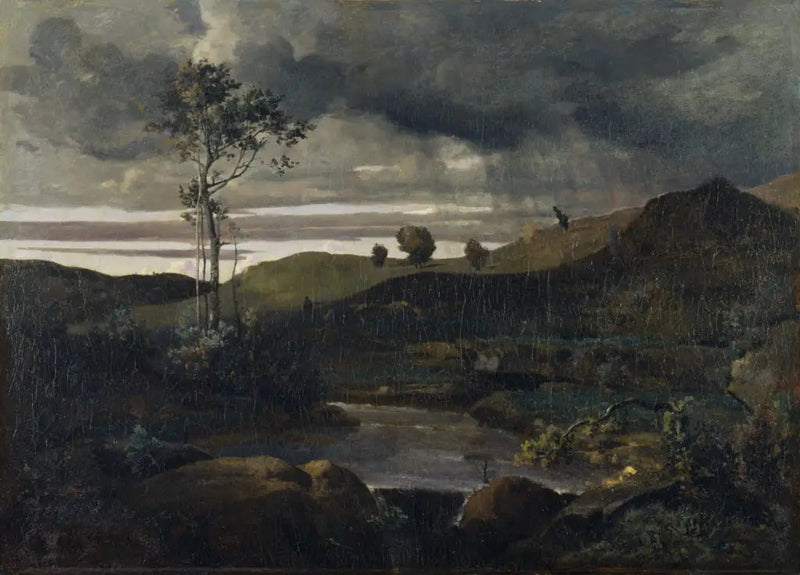 Romfeld im Winter - Jean-Baptiste Camille Corot