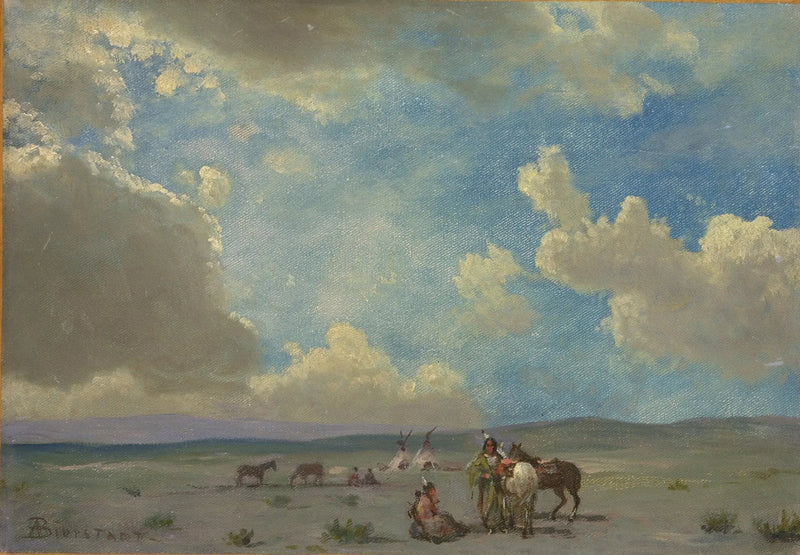Indianisches Lager - Albert Bierstadt