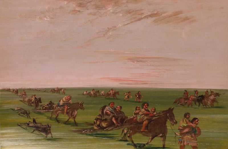 Mobile Lager der Sioux-Bande - George Catlin