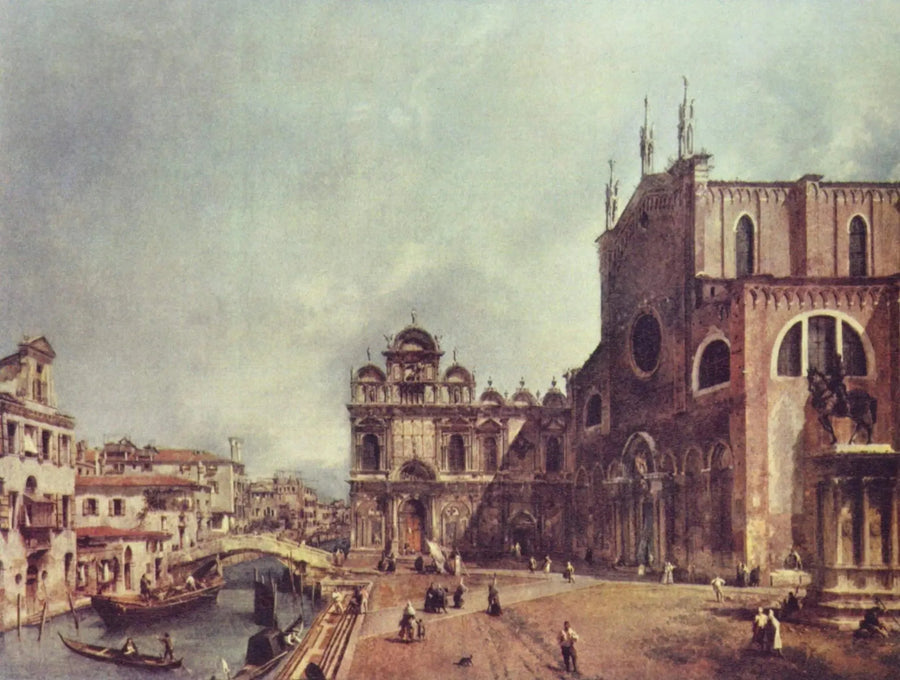 Campo Santi Giovanni e Paolo und Scuola Grande des San Marco - Canaletto