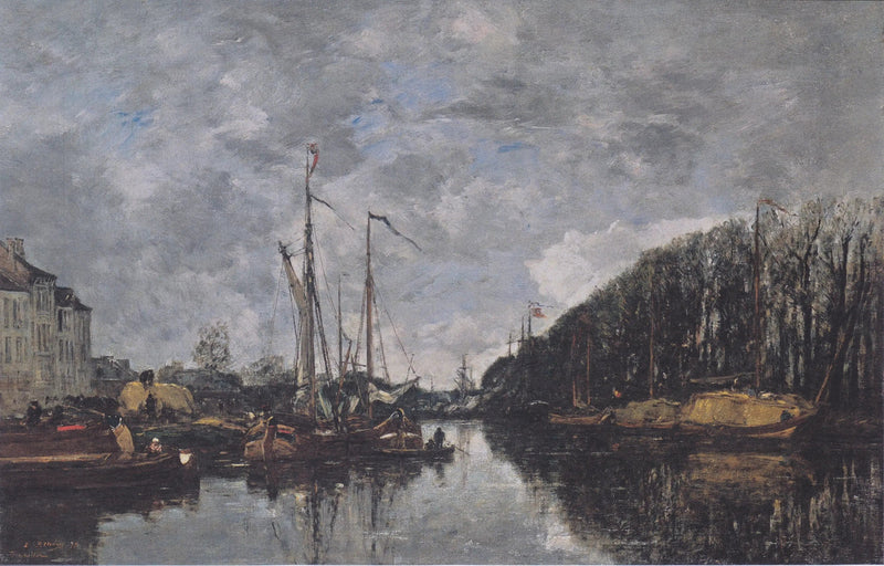 Kanal der Allée-Verte, Brüssel - Eugène Boudin
