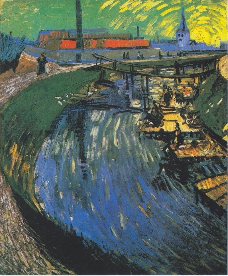Kanal mit Frauen beim Waschen - Vincent van Gogh