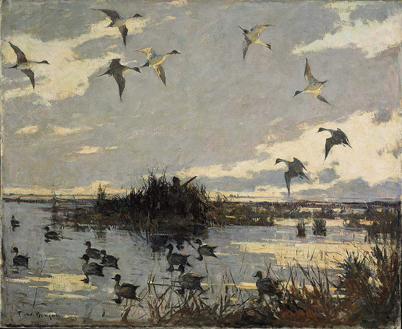 Lockende Enten - Frank Weston Benson
