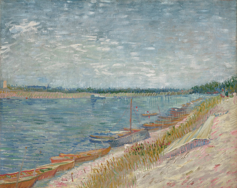 Die angelegten Boote - Vincent van Gogh