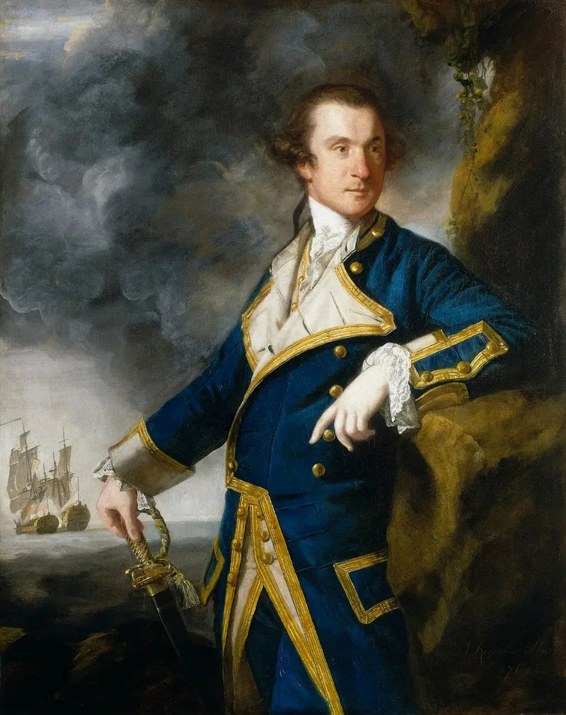 Kapitän Alexander Hood, 1726-1814 - Joshua Reynolds