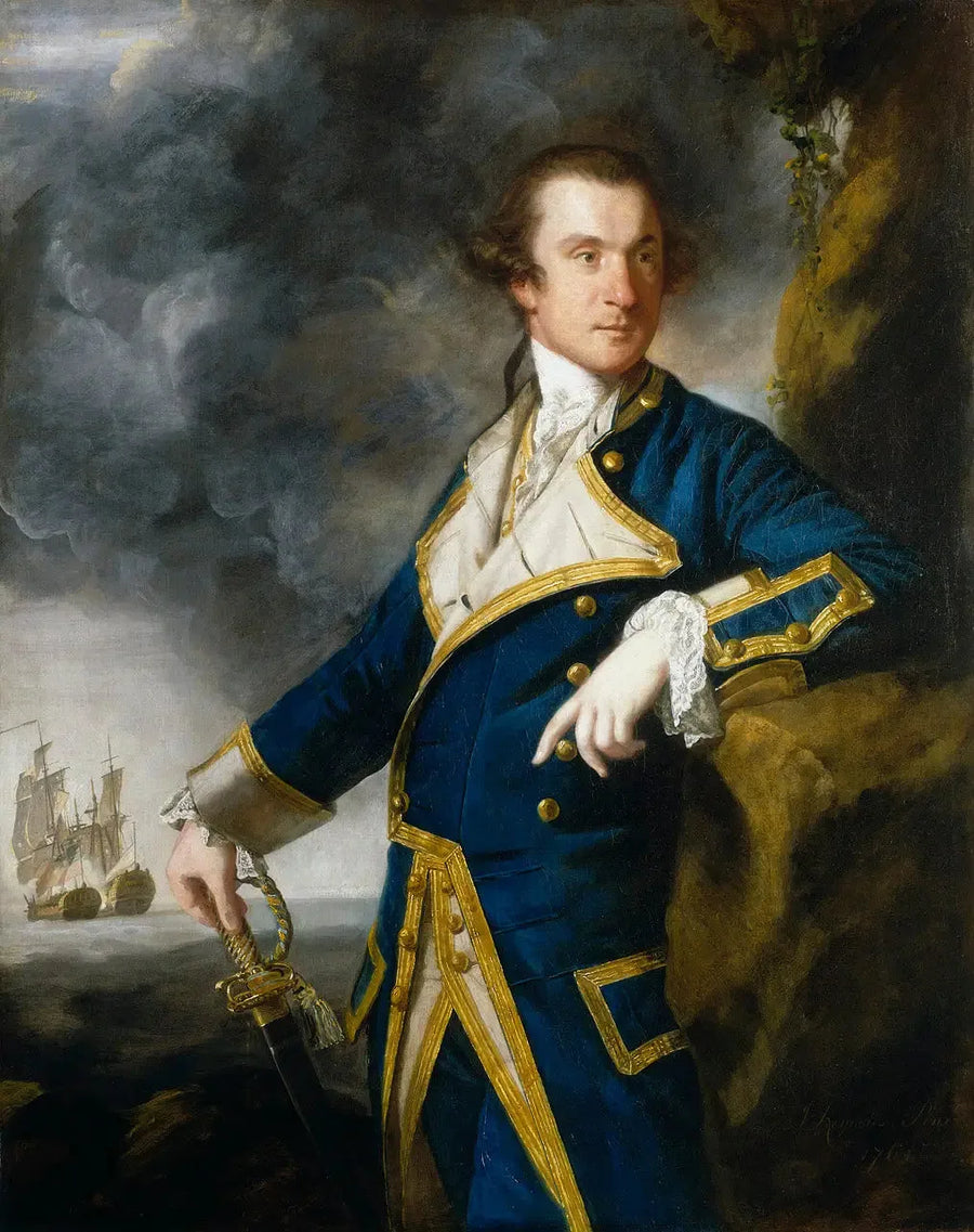 Kapitän Alexander Hood, 1726-1814 - Joshua Reynolds