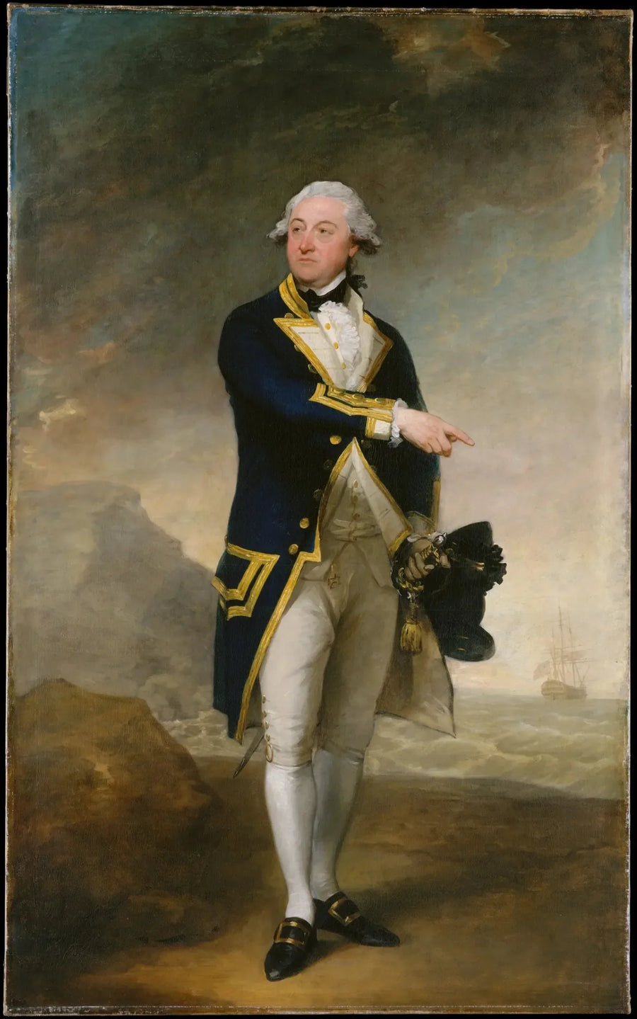 Kapitän John Gell - Gilbert Stuart