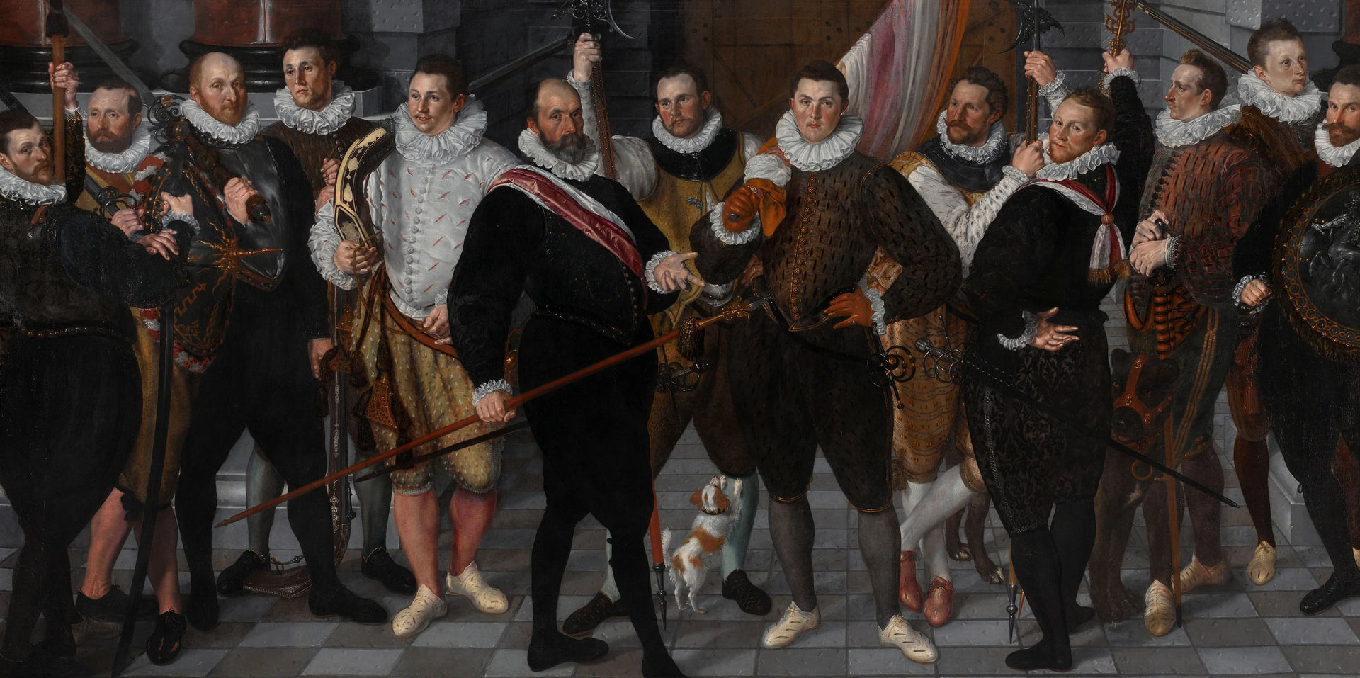 Le caporalisme du capitaine Dirck Jacobsz Rosecrans et du lieutenant Pauw - Cornelis Ketel