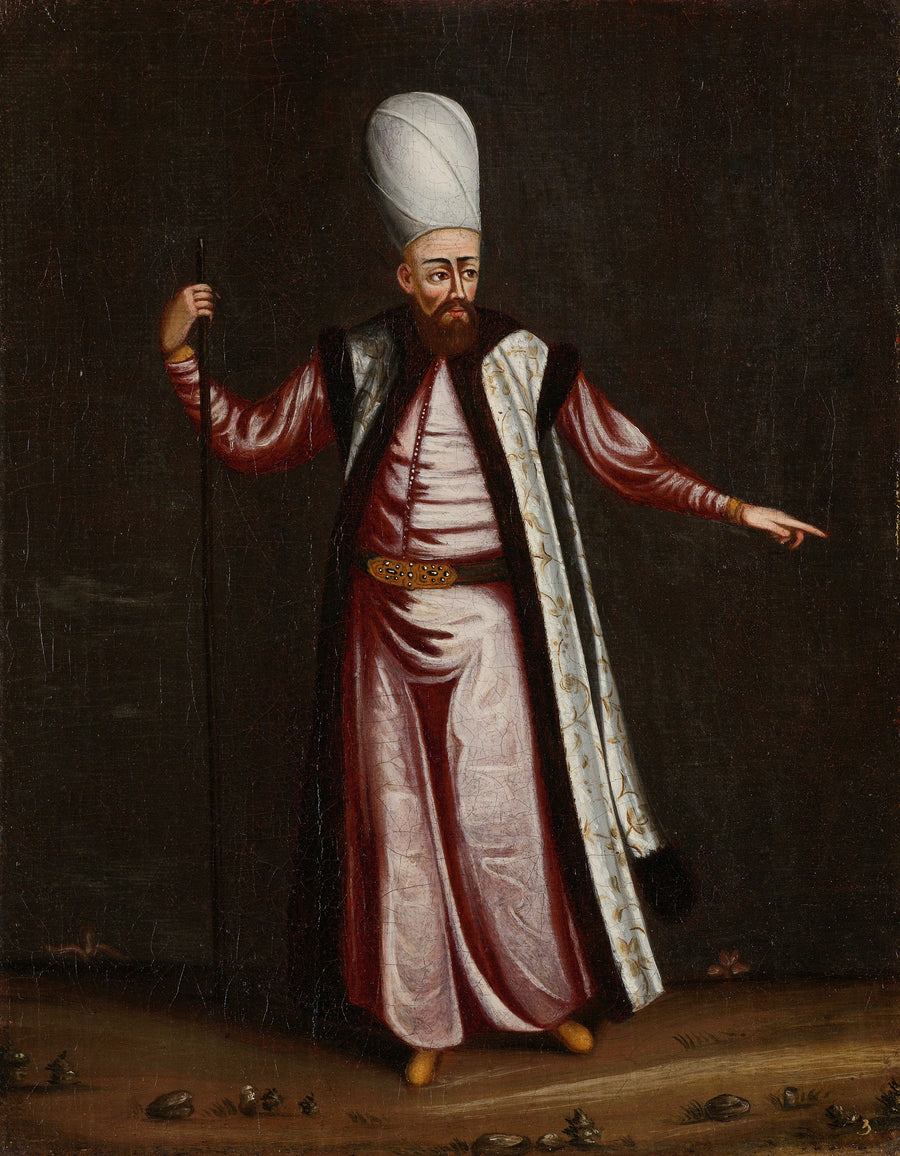 Le Capoudji Bachi, portier en chef du Sérail - Jean-Baptiste van Mour