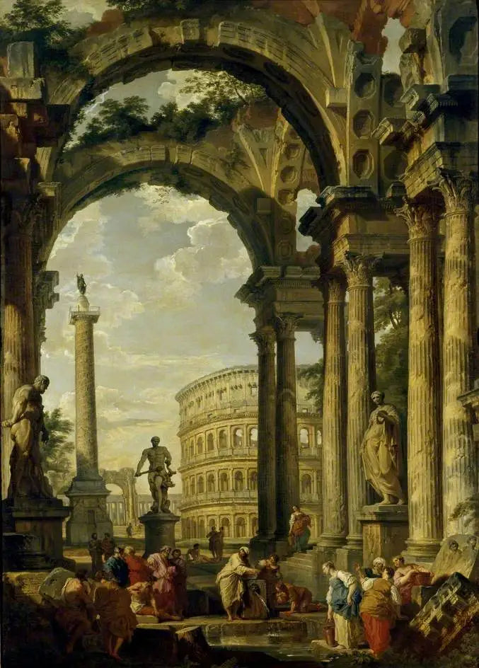 Römisches Capriccio - Giovanni Paolo Panini