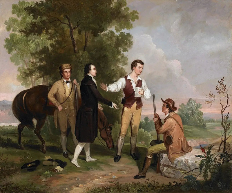 Aufnahme des Major André - Asher Brown Durand