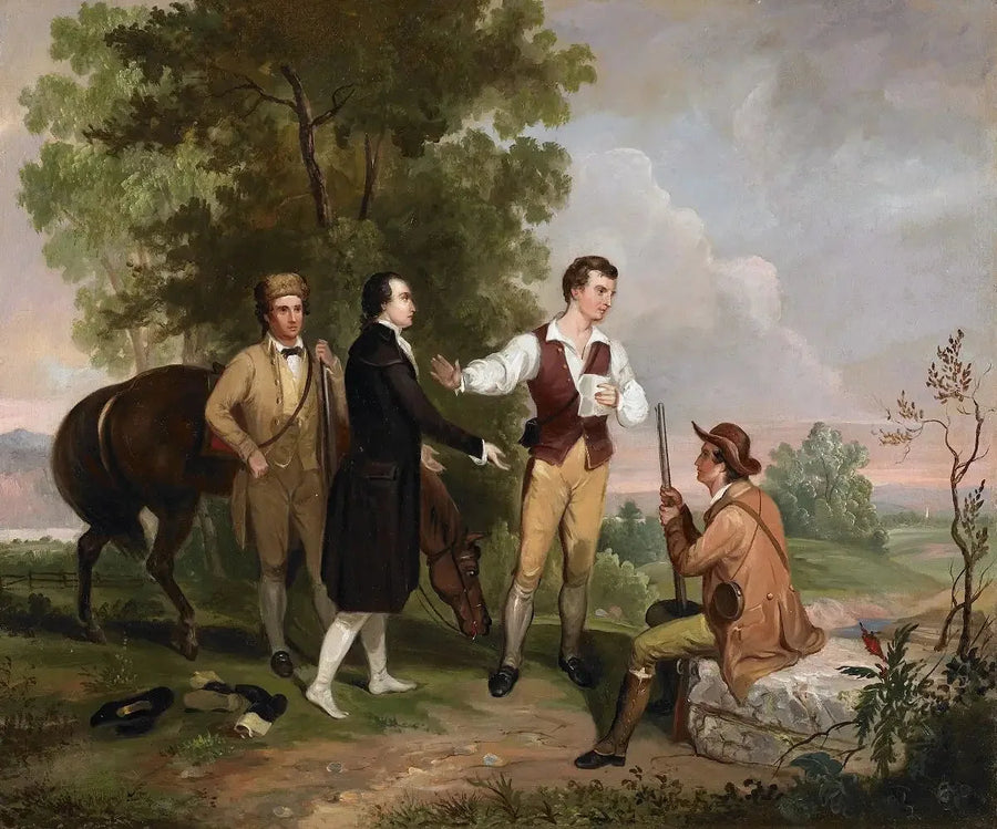 Aufnahme des Major André - Asher Brown Durand