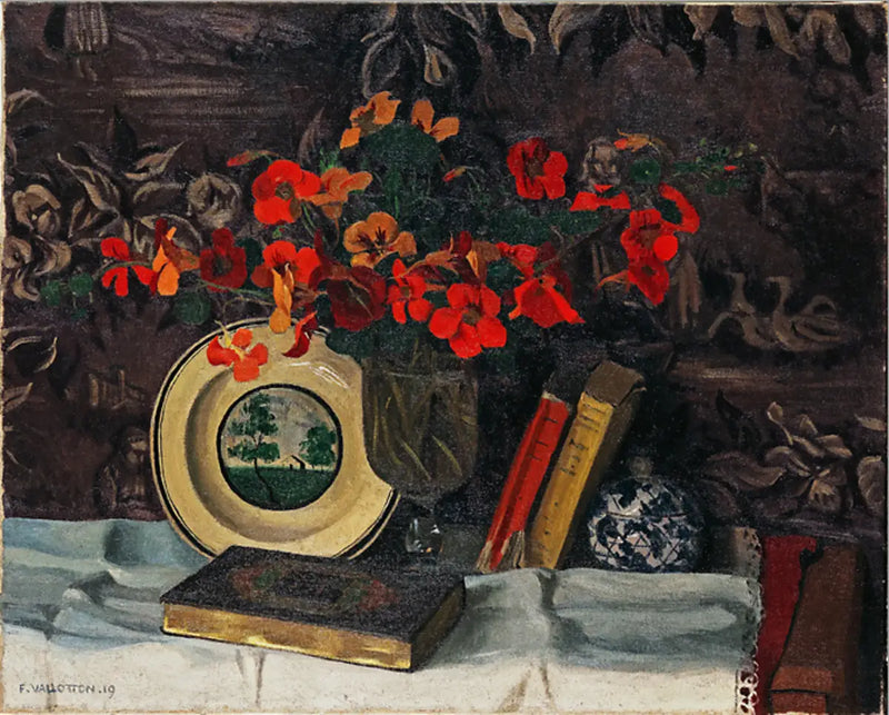 Kapuzinerinnen, Hintergrund violett - Félix Vallotton