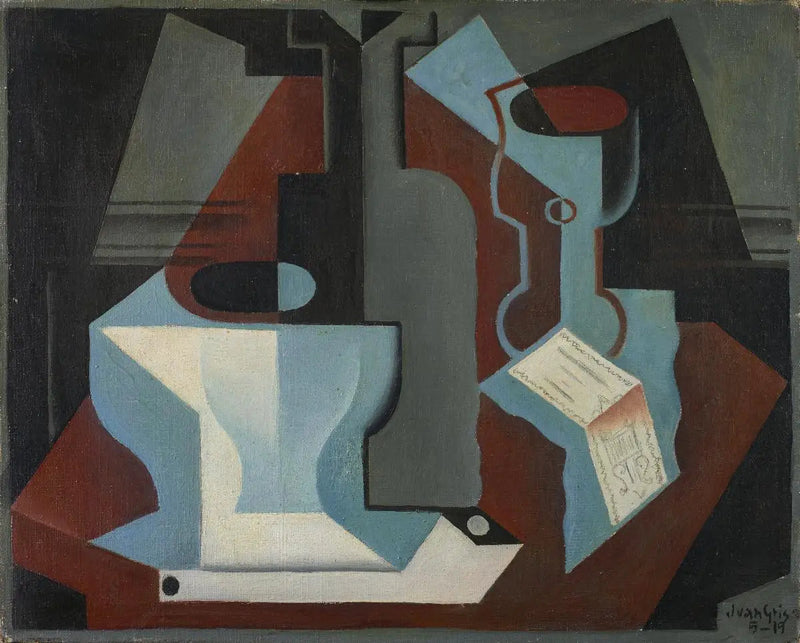 Karaffe, Schüssel und Glas - Juan Gris
