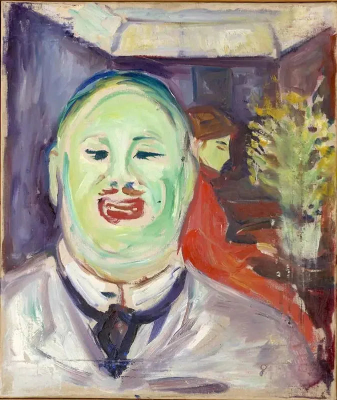 Karikatur von Henrik Lund - Edvard Munch
