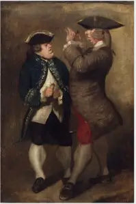 Karikatur von Sir William Lowther und Joseph Leeson, zukünftiger 1. Graf von Milltown - Joshua Reynolds