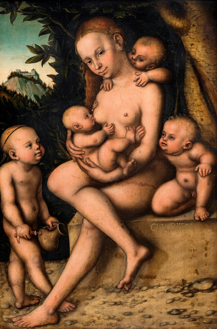 Caritas (Charité) - Lucas Cranach der Ältere