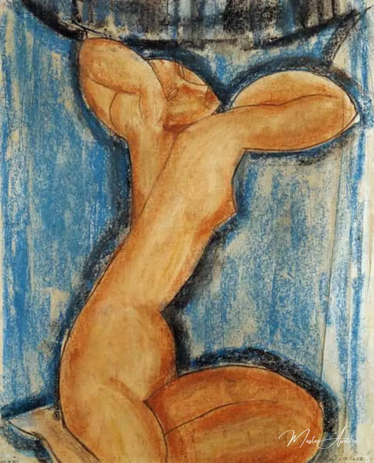 Caryatide - Amedeo Modigliani - Reproductions de tableaux et peintures haut de gamme