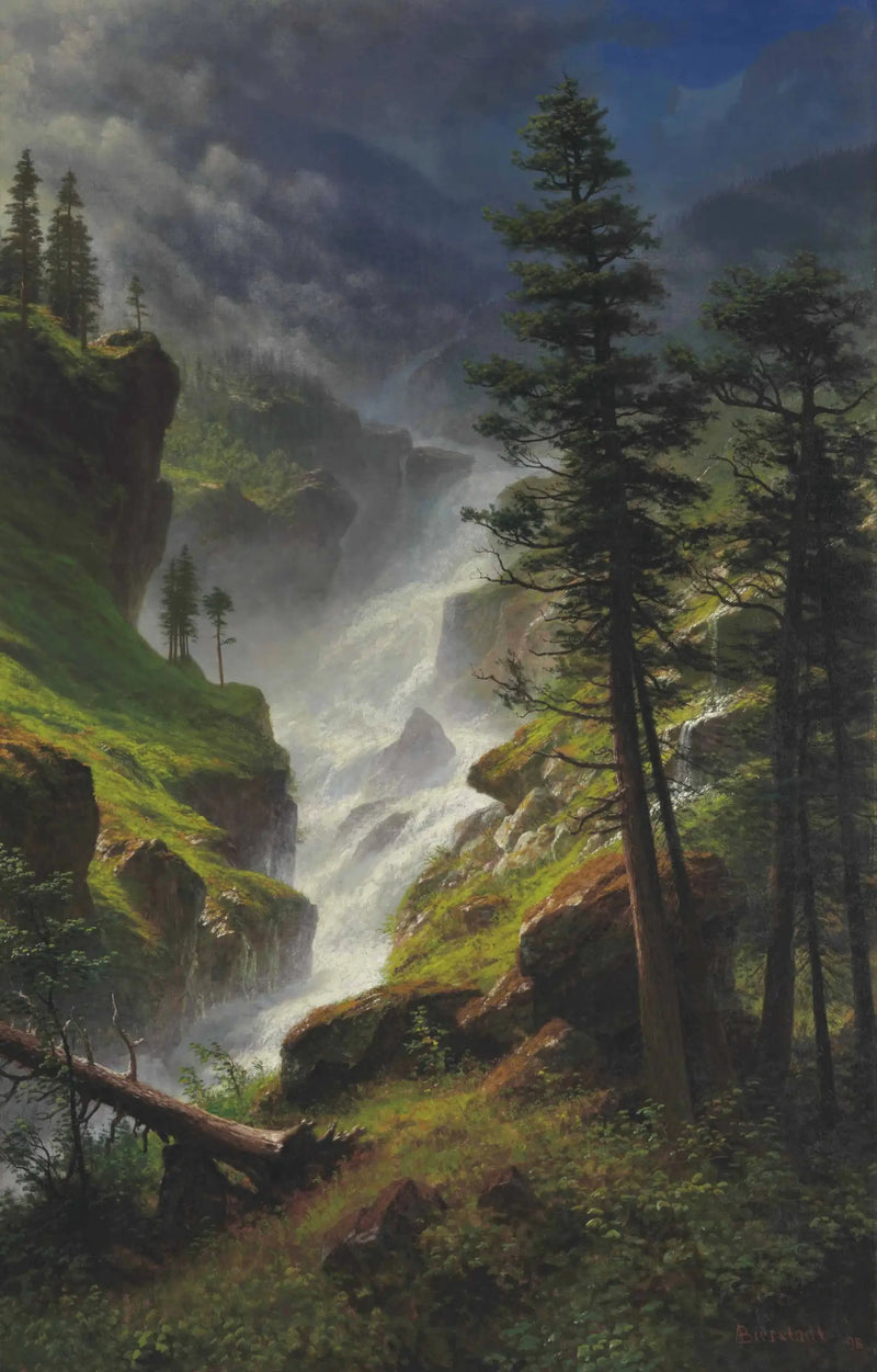 Cascade der Rocky Mountains - Albert Bierstadt