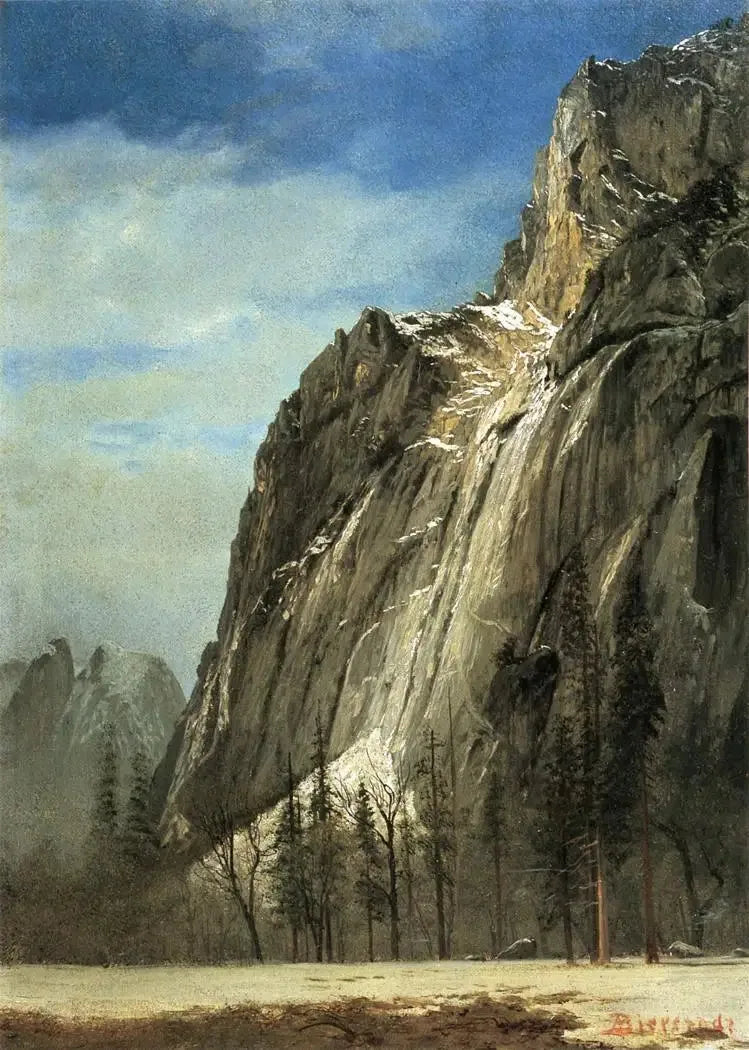 Cathedral Rocks, eine Aussicht auf Yosemite - Albert Bierstadt