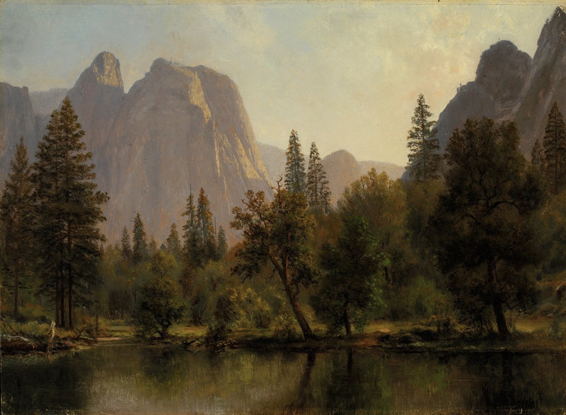 Kathedral Rocks, Yosemite-Tal - Albert Bierstadt