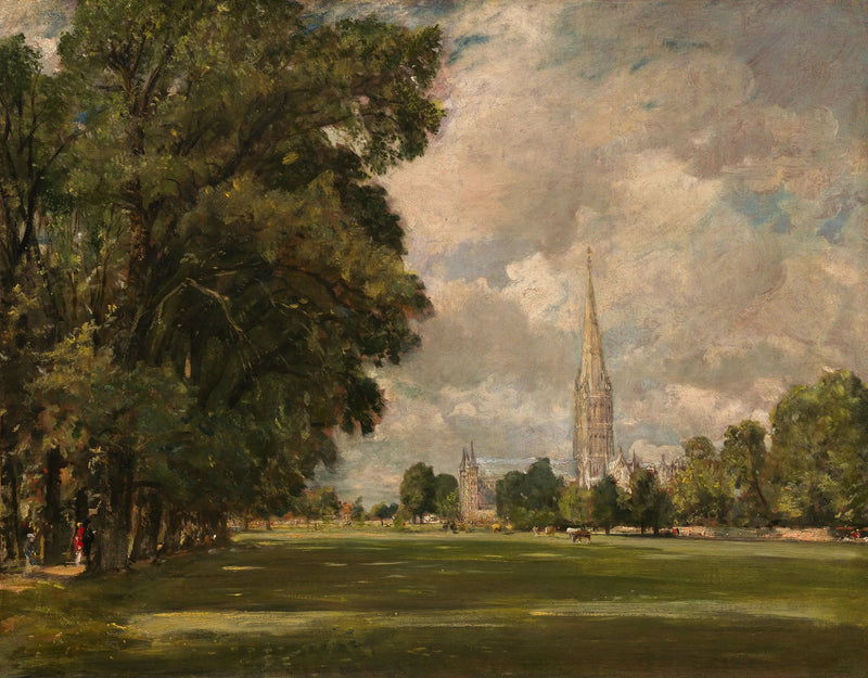 Salisbury Cathedral von Lower Marsh Close - John Constable