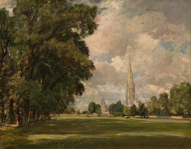 Salisbury Cathedral von Lower Marsh Close - John Constable