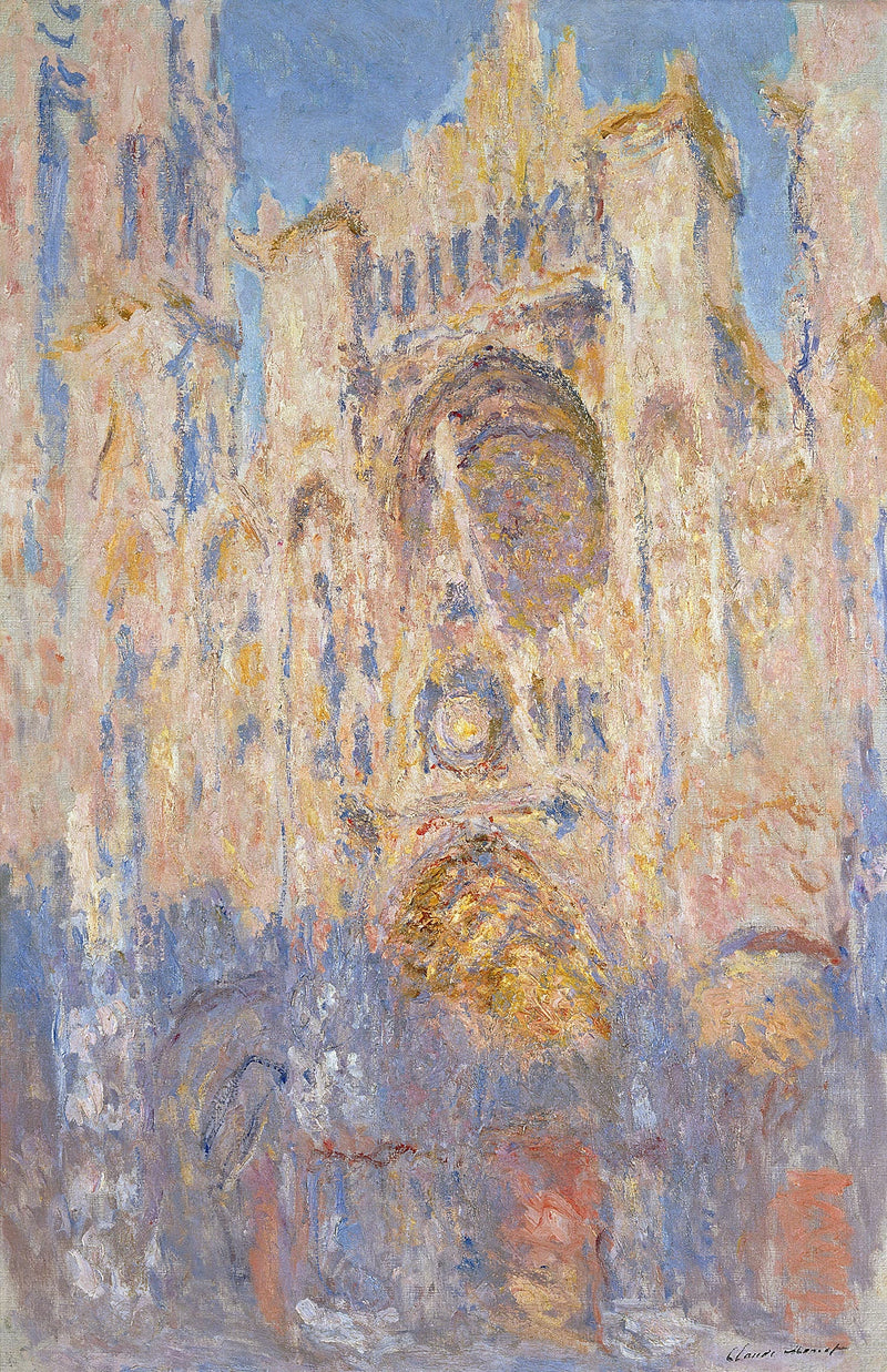 Die Kathedrale von Rouen, Spätnachmittag - Claude Monet