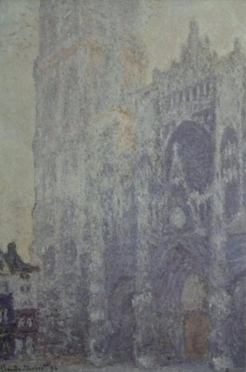 Kathedrale von Rouen, weiße Harmonie W1346 - Claude Monet
