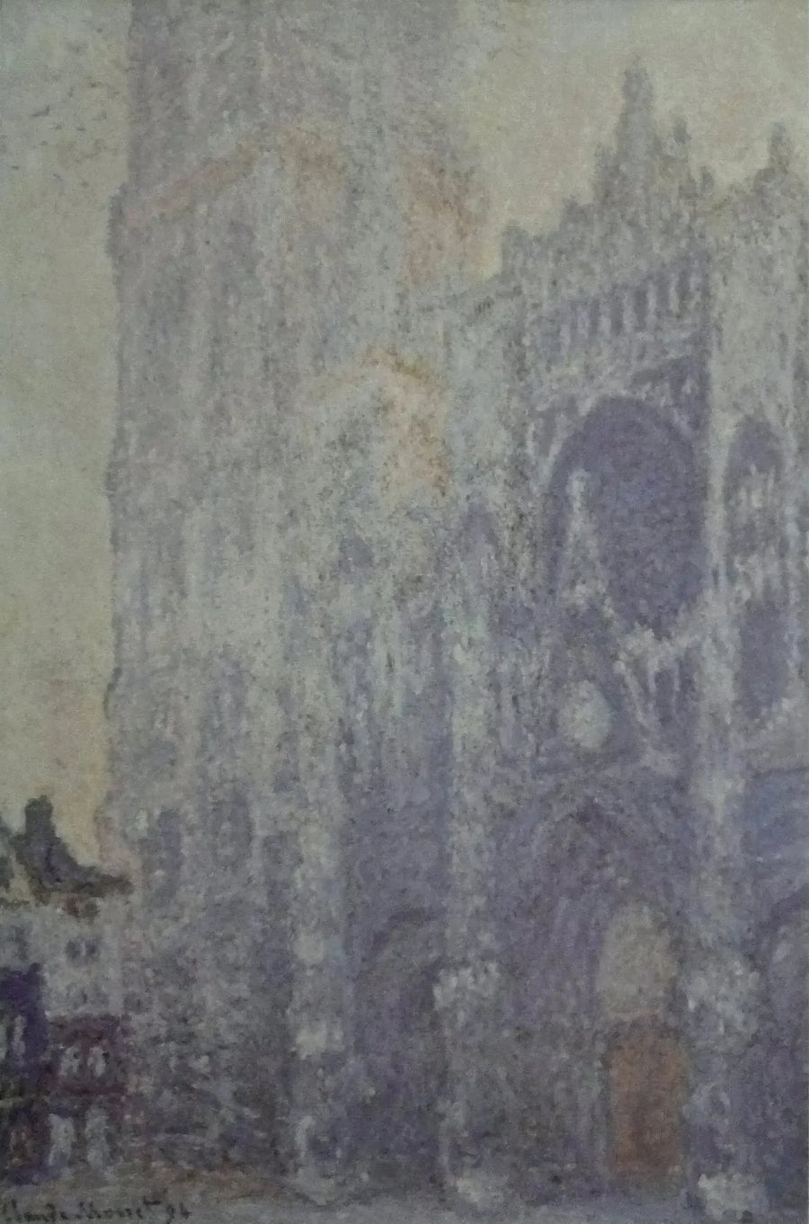 Kathedrale von Rouen, weiße Harmonie W1346 - Claude Monet