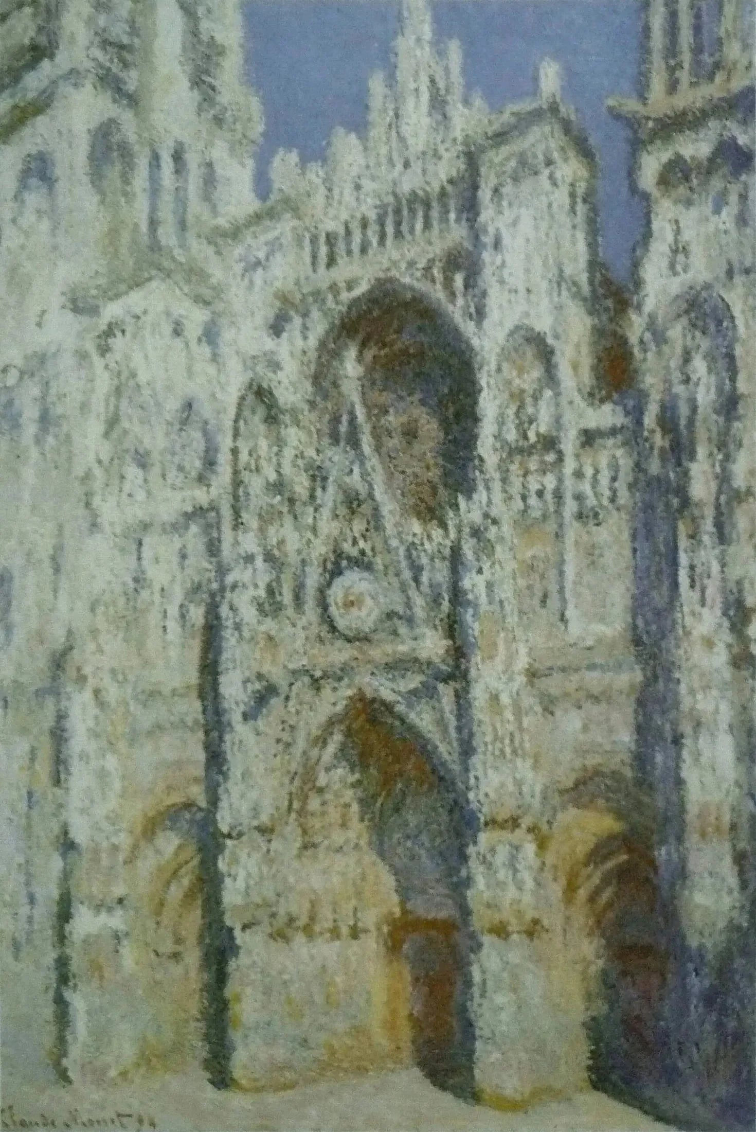 Cathédrale de Rouen, le Portail et la Tour Saint-Romain, plein soleil de Claude Monet, 1893 – musée d’Orsay RF 2002, Wildenstein 1360