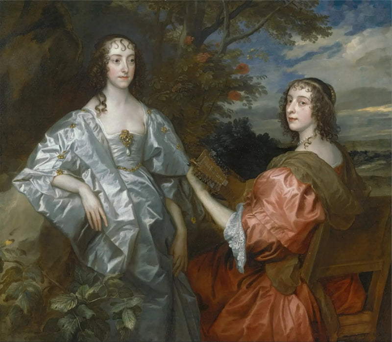 Catherine, Gräfin von Chesterfield, und Lucy, Gräfin von Huntingdon - Antoine van Dyck