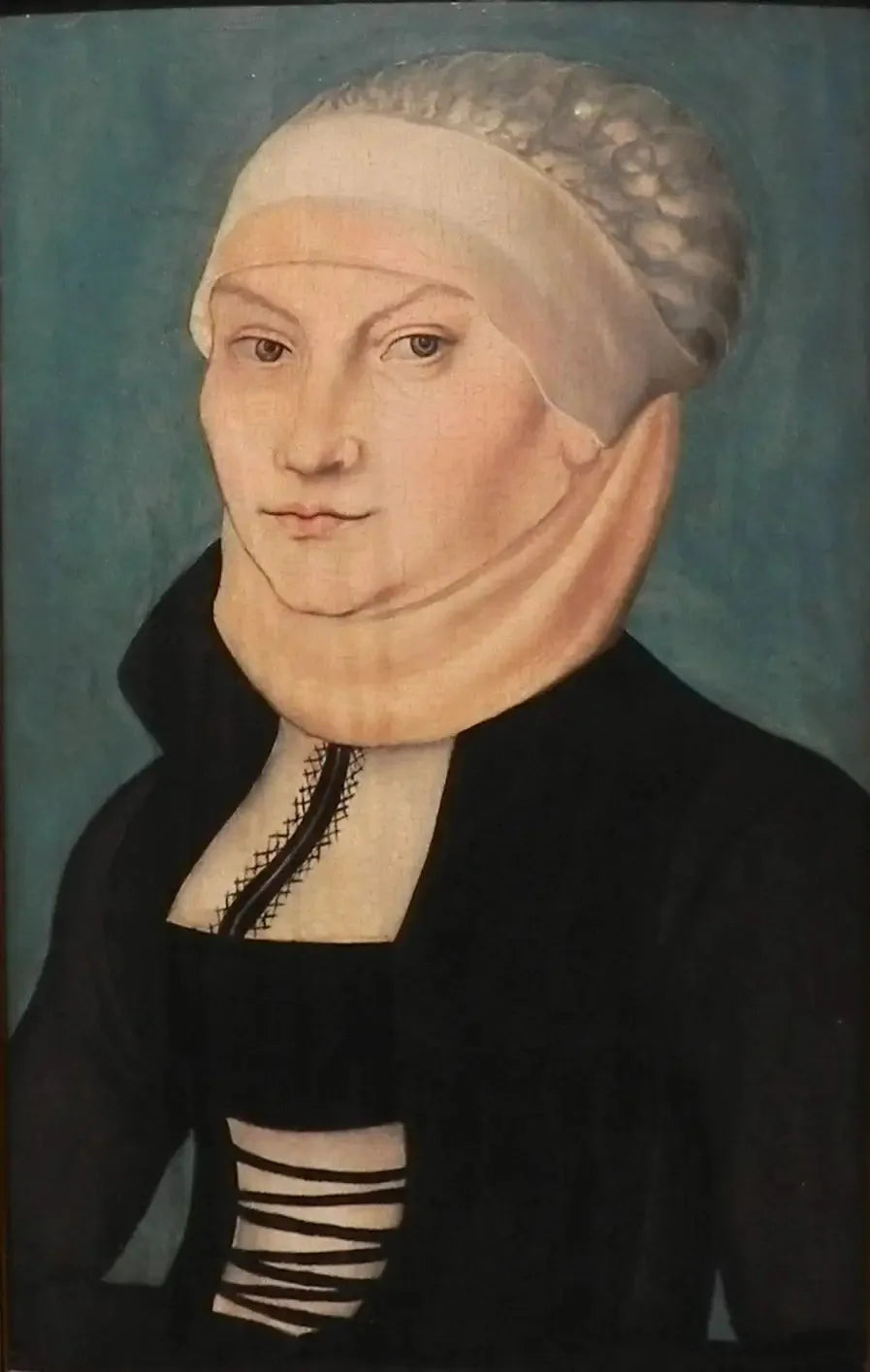 Catherine de Bora, im Profil, nach links blickend - Lucas Cranach der Ältere