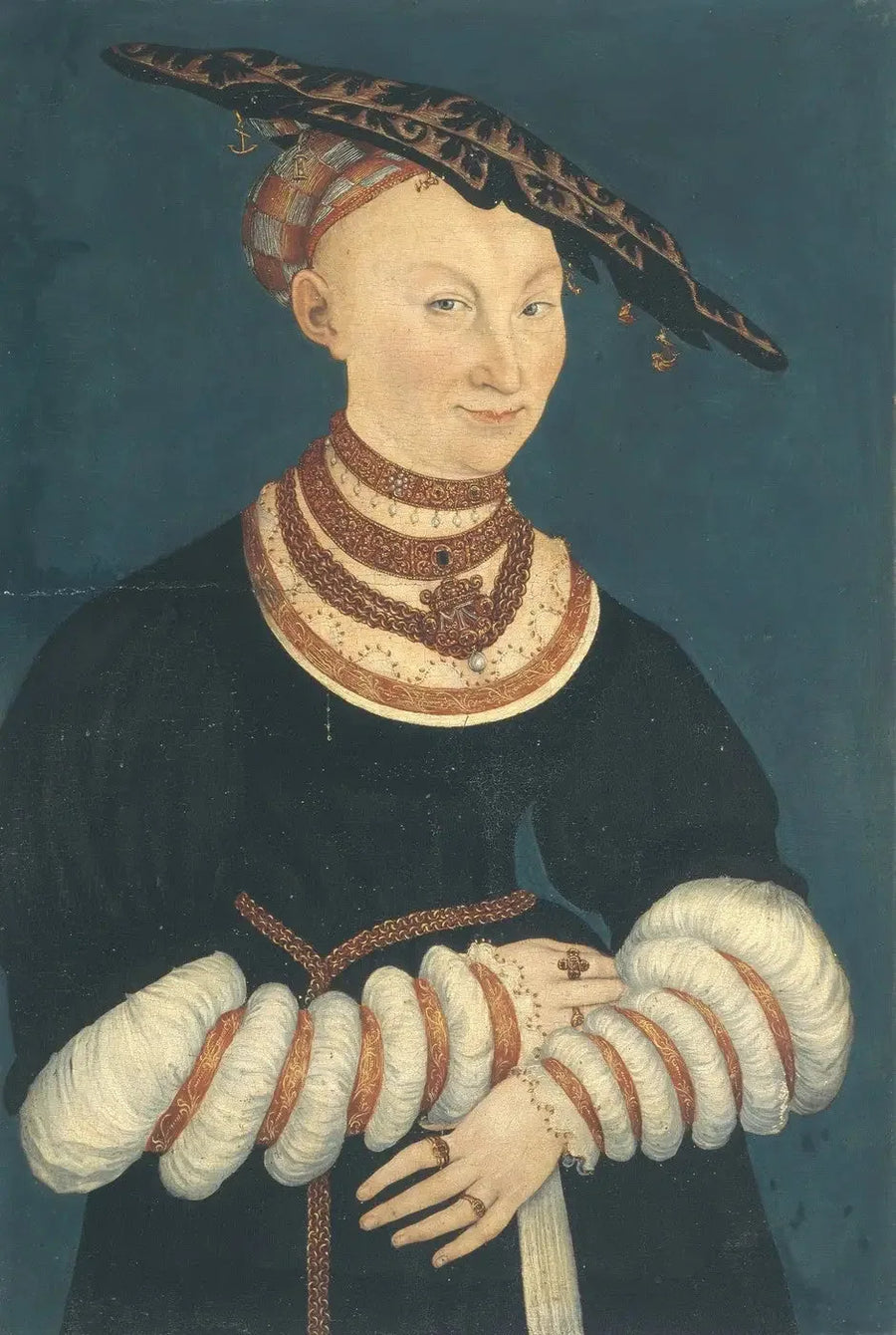 Catherine von Mecklenburg, Herzogin von Sachsen (1487-1561) - Lucas Cranach der Ältere