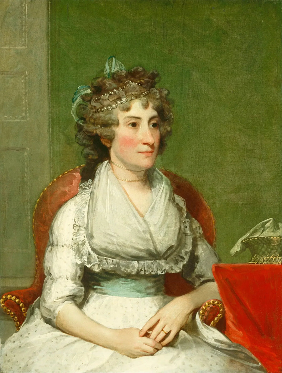 Catherine Yates Pollock (Frau George Pollock) - Gilbert Stuart