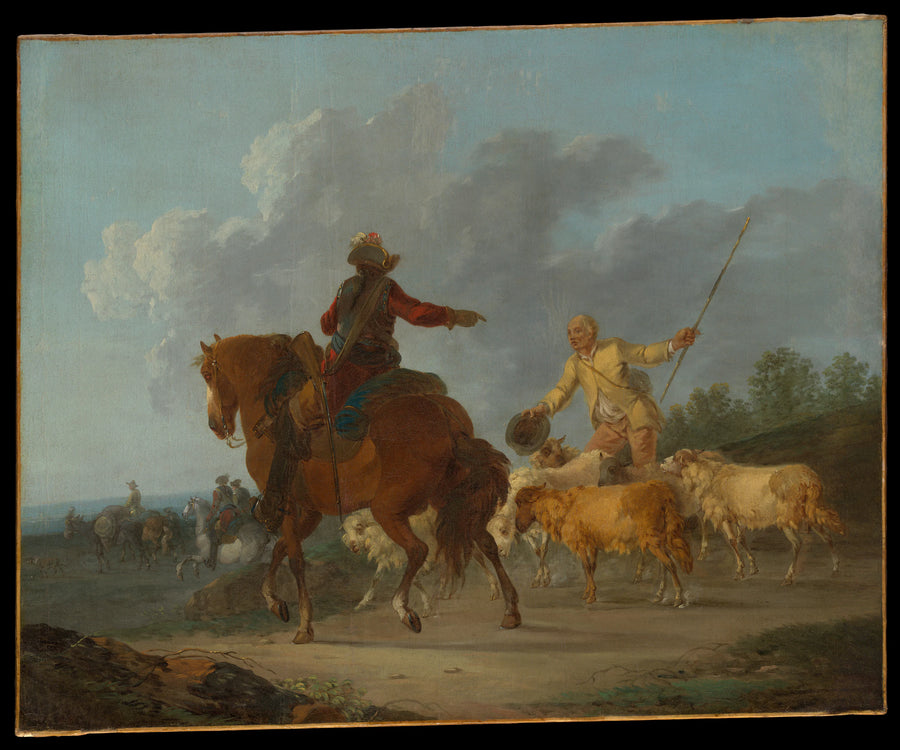 Cavalier et berger - Francesco Casanova