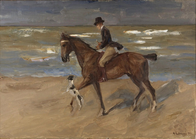 Reiter am Strand - Max Liebermann