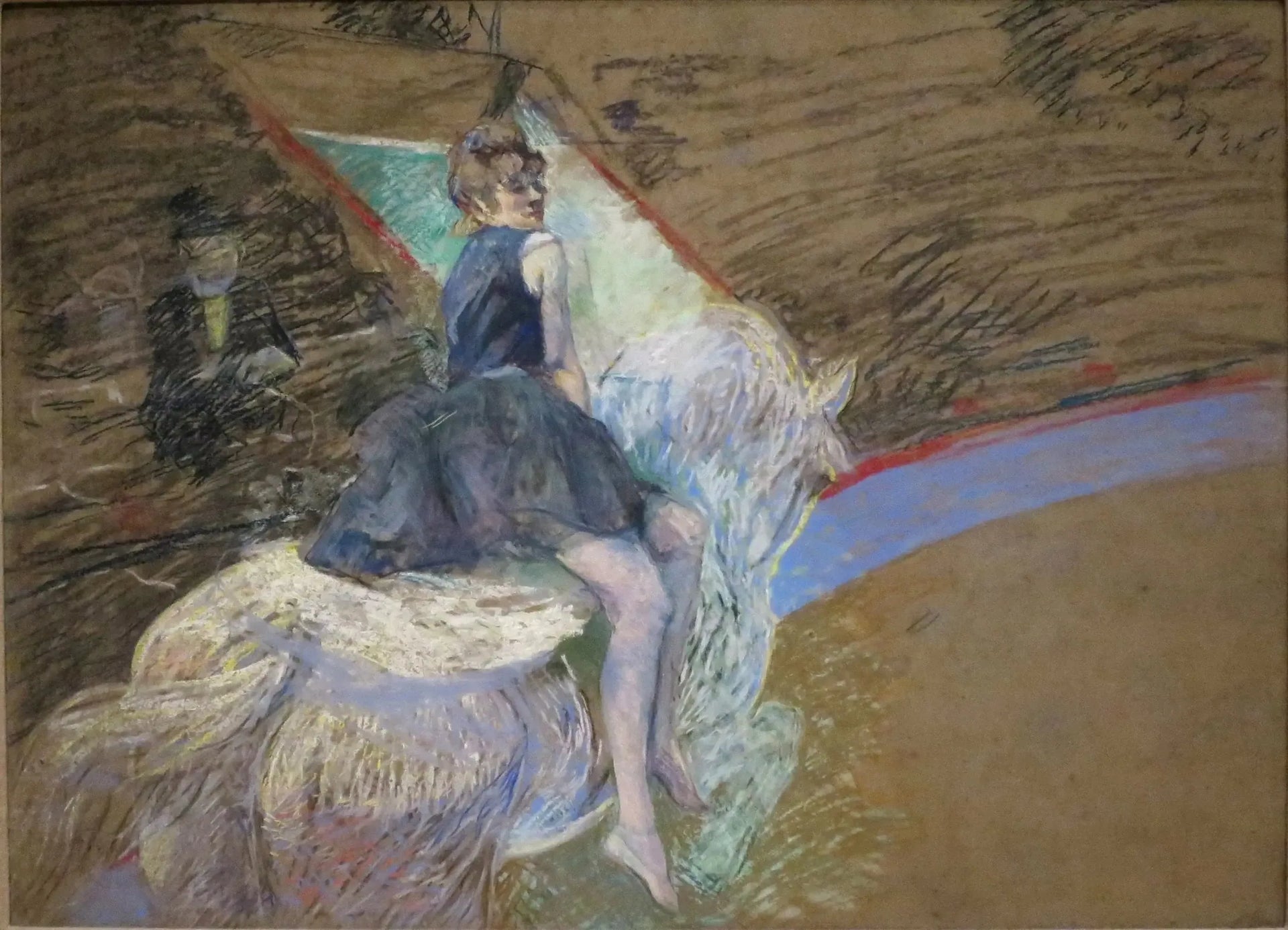Cavalière au cirque Fernando - Henri de Toulouse-Lautrec image 1 reproduction d’œuvre d’art à l’huile