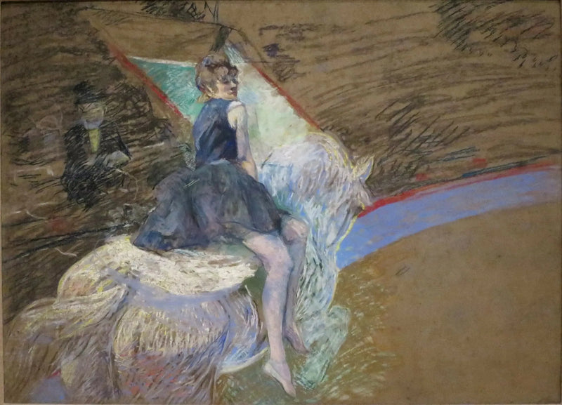 Reiterin im Zirkus Fernando - Henri de Toulouse-Lautrec