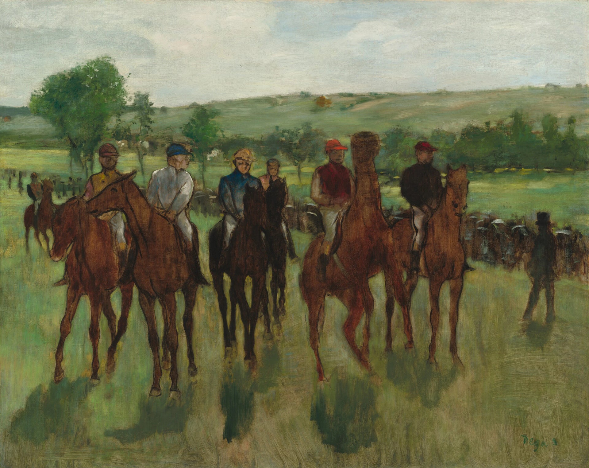 Les cavaliers - Edgar Degas