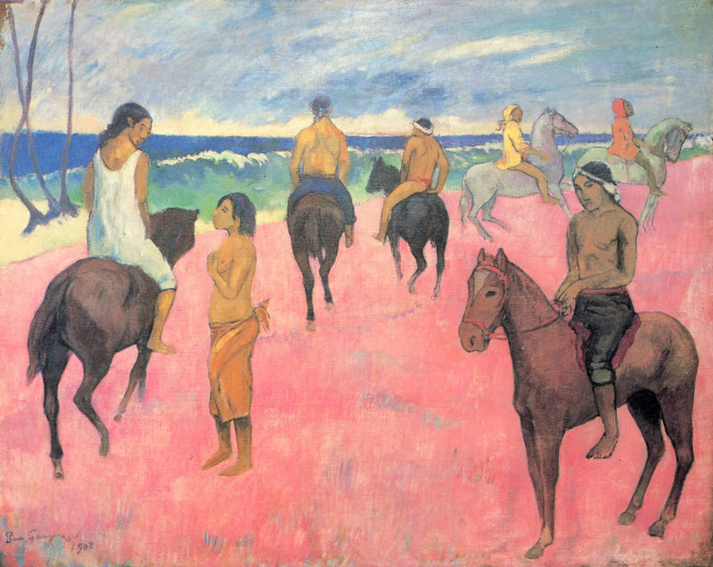 Reiter am Strand (II) - Paul Gauguin