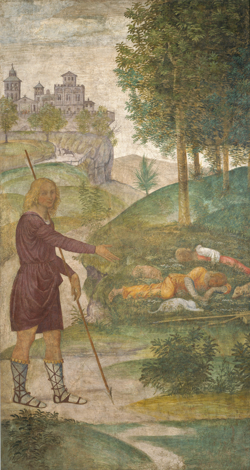 Kopf und die Nymphen - Bernardino Luini
