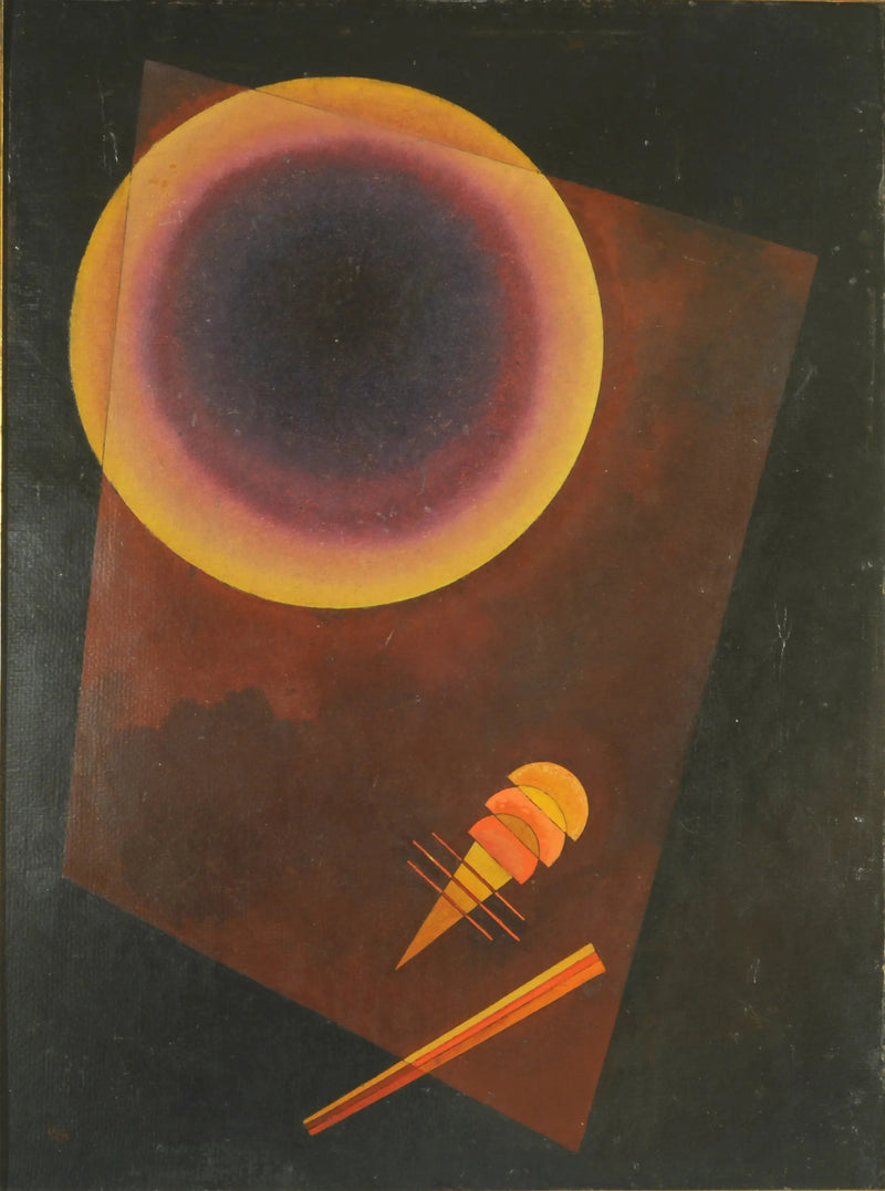 Kreis (mit Braun) - Vassily Kandinsky