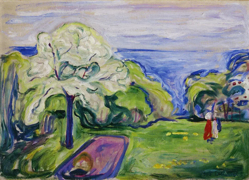 Kirschblüte - Edvard Munch