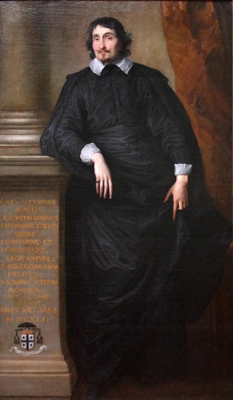 Cesare Alessandro Scaglia di Verrua, Abt von Staffarda und Mandanici - Antoine van Dyck