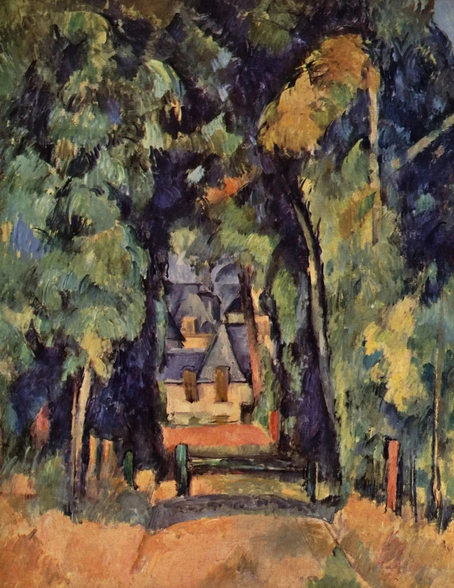 Die Allee in Chantilly - Paul Cézanne